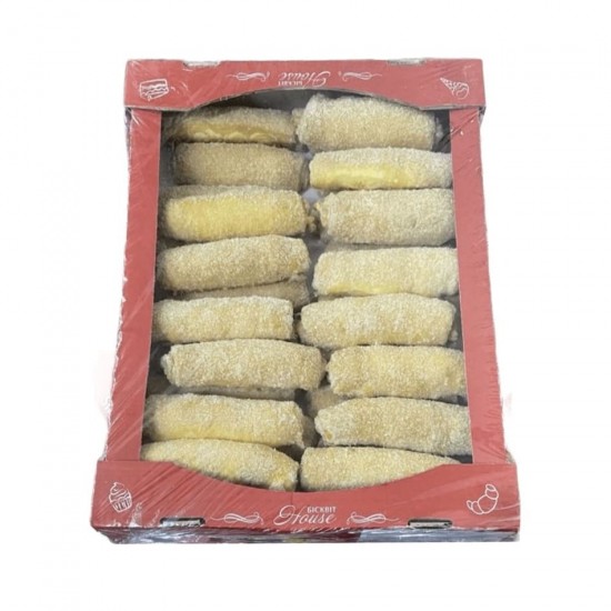 Рулетик слоеный "Сопилочка"" с заварным кремом 2кг Бисквит Хаус