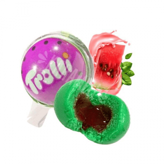 Фруктовый жевательный мармелад TM Trolli Watermelon Splash Арбуз 60шт
