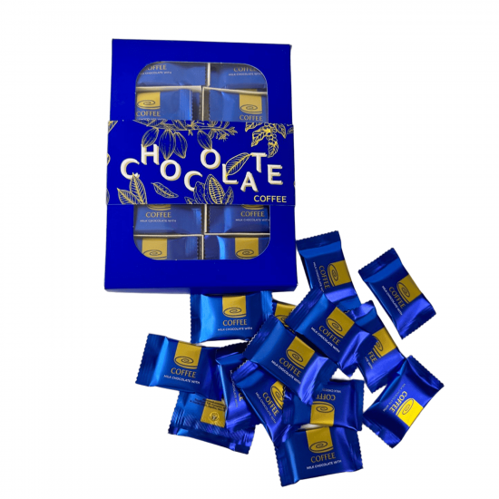 Молочный мини шоколад с кофе 100г*12штук