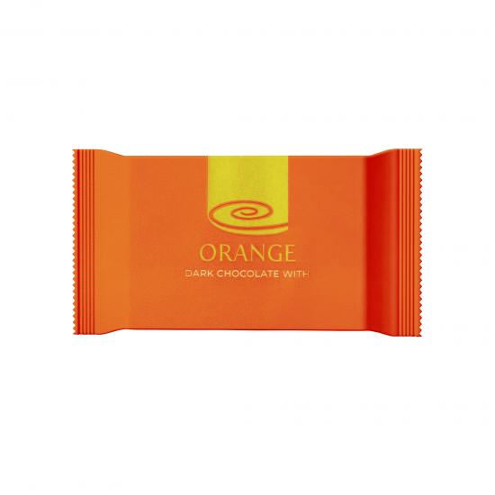 Черный мини шоколад с апельсиновой начинкой 1,2кг