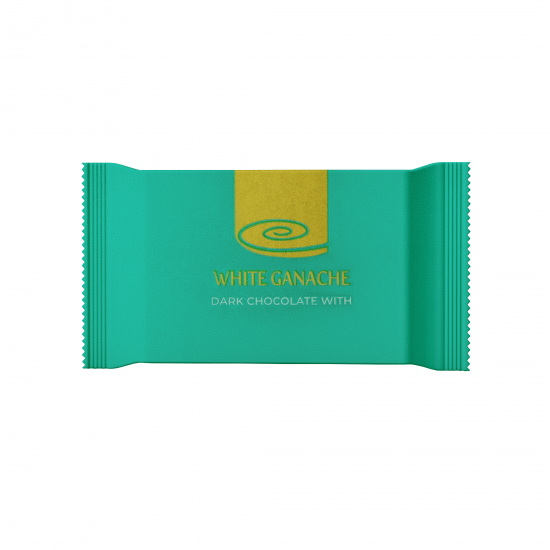 Черный мини шоколад с белым ганашем 1,2кг