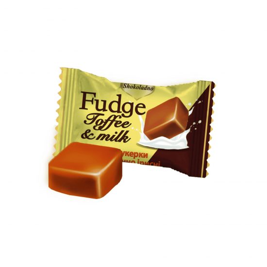 Конфеты "Fudge" toffee & milk 1,7кг 