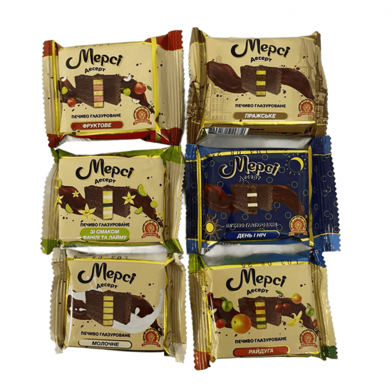 Печенье "Мерси-десерт" Ассорти ХЗПТ 3кг
