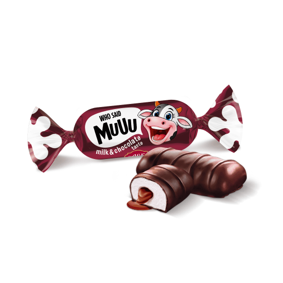 Конфеты "Who said Muuu? milk&chocolate taste" 1кг АВК  