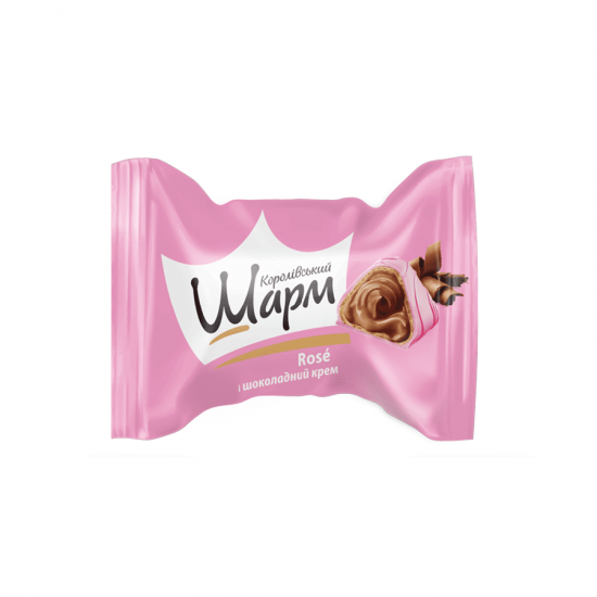 Конфеты "Королевский Шарм" Rose и шоколадный крем 2,2кг 