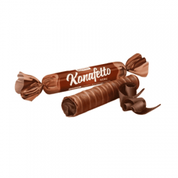  Вафельные трубочки "Konafetto" NERO 1кг