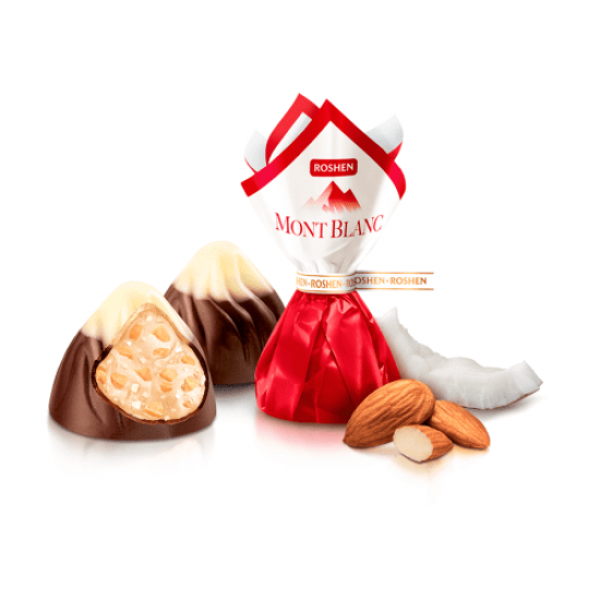 Конфеты "Монблан" с кокосовым кремом и миндалем 1кг 