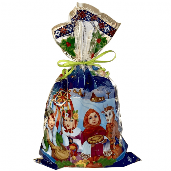 Подарочный пакет с конфетами 1000г 