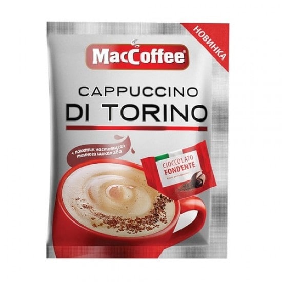 Кава розчинна MacCoffee Cappuccino Di Torino 20шт