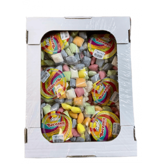Карамель "Парварда ассорти радуга" 12пак*250г