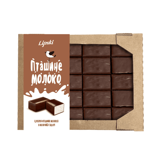 Конфеты "Птичье молоко" в молочной глазури 260г  